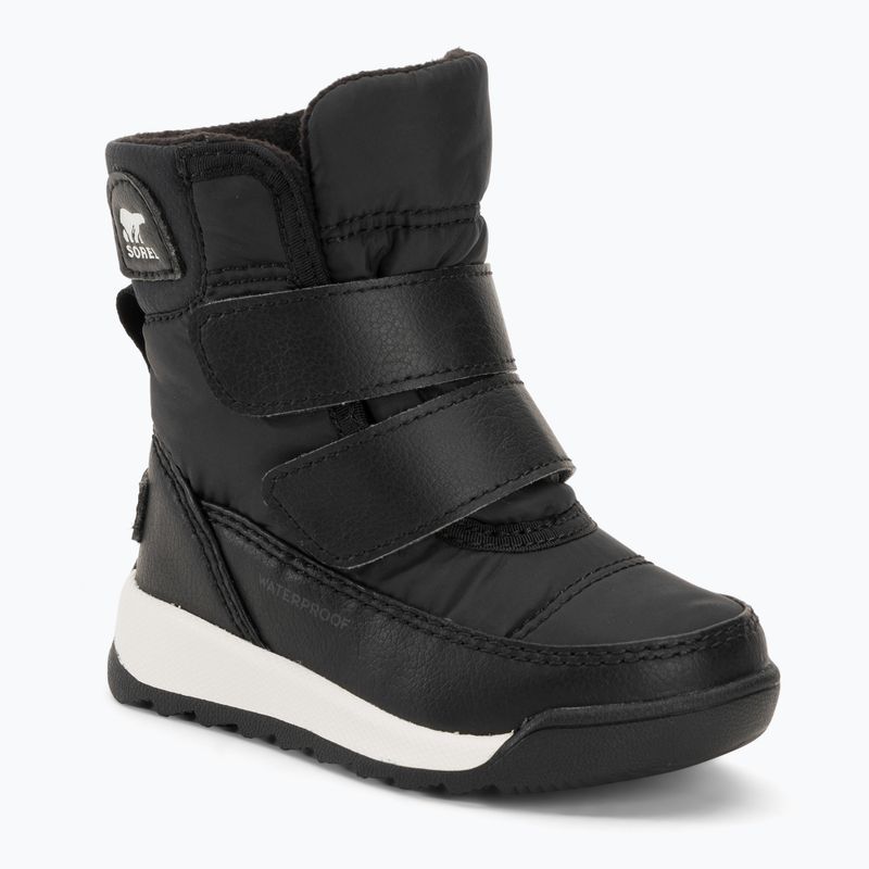 Śniegowce dziecięce Sorel Whitney II Strap black/sea salt