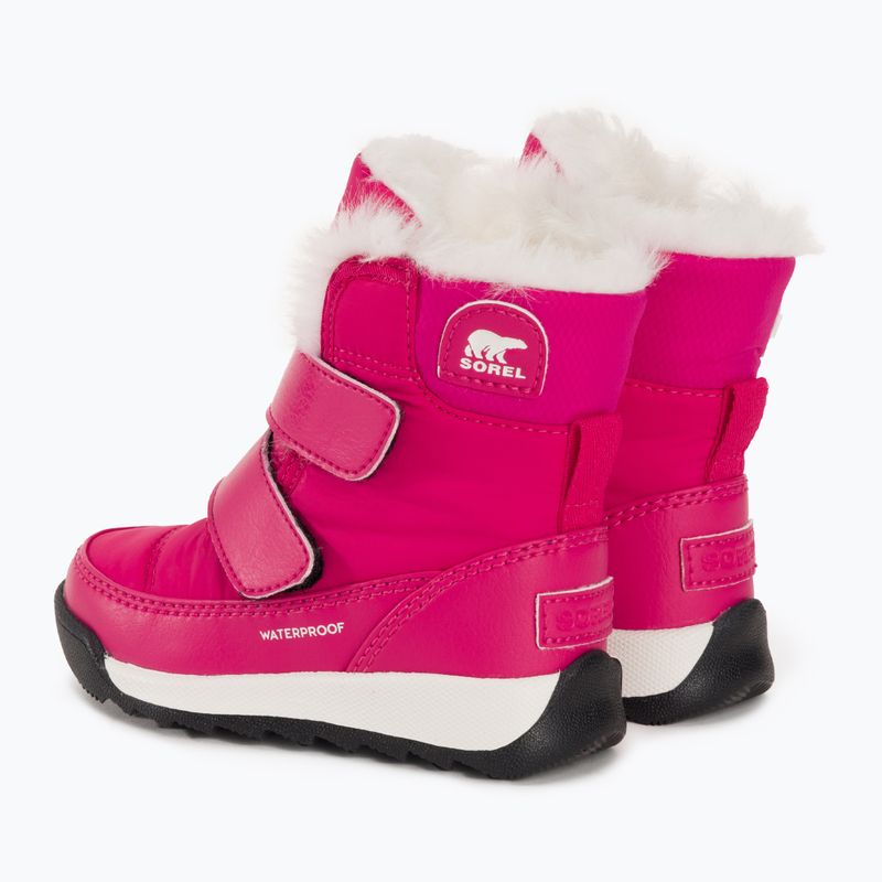 Śniegowce dziecięce Sorel Whitney II Strap cactus pink/black 3