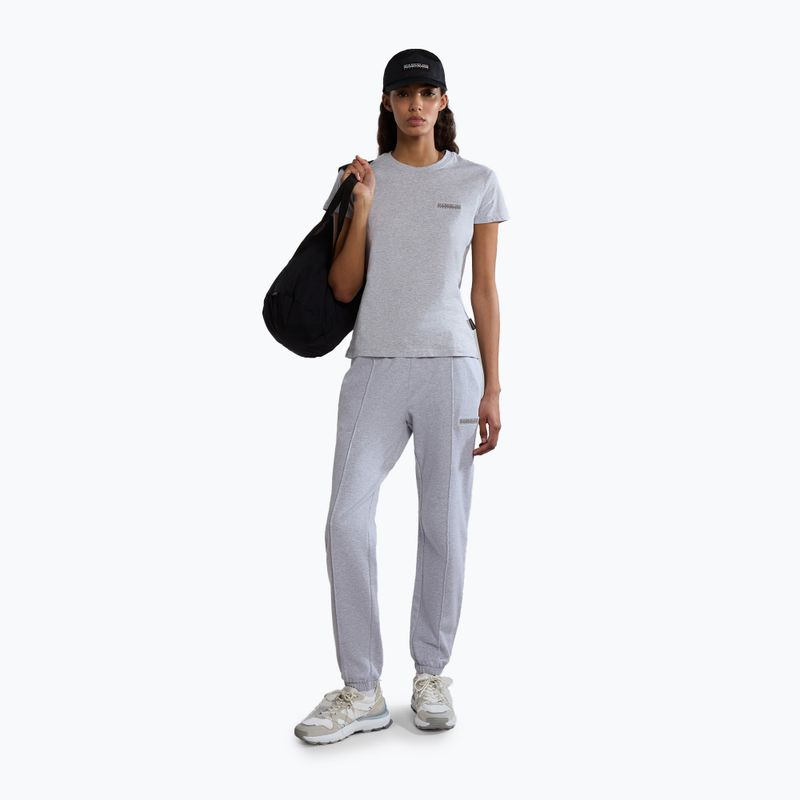 Spodnie damskie Napapijri M-Iaato light grey mel 2