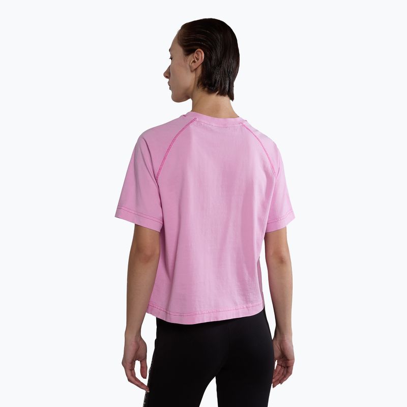 Koszulka damska Napapijri S-Aberdeen pink pastel 3