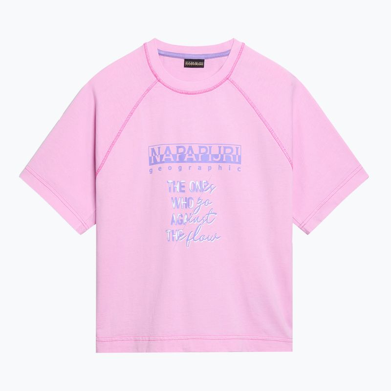 Koszulka damska Napapijri S-Aberdeen pink pastel 5