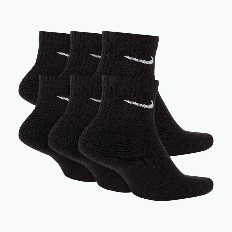 Skarpety Nike Everyday Cushioned 6 par black/white 2