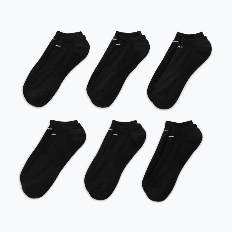 Skarpety Nike Everyday Cushioned No-Show 6 par black/white 3