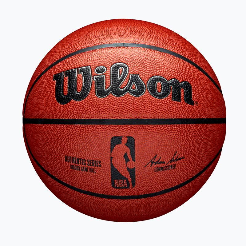 Piłka do koszykówki Wilson NBA Authentic Indoor orange rozmiar 6