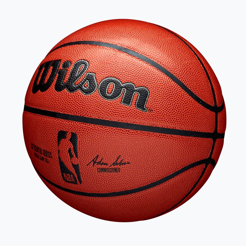 Piłka do koszykówki Wilson NBA Authentic Indoor orange rozmiar 7 3