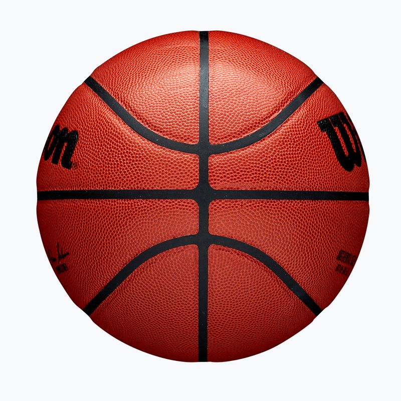 Piłka do koszykówki Wilson NBA Authentic Indoor orange rozmiar 7 4