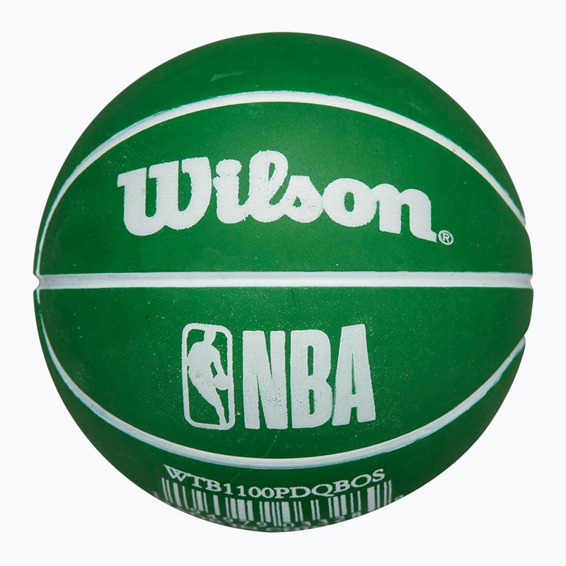 Piłka Super Mini Wilson NBA Dribbler Boston Celtics green 2