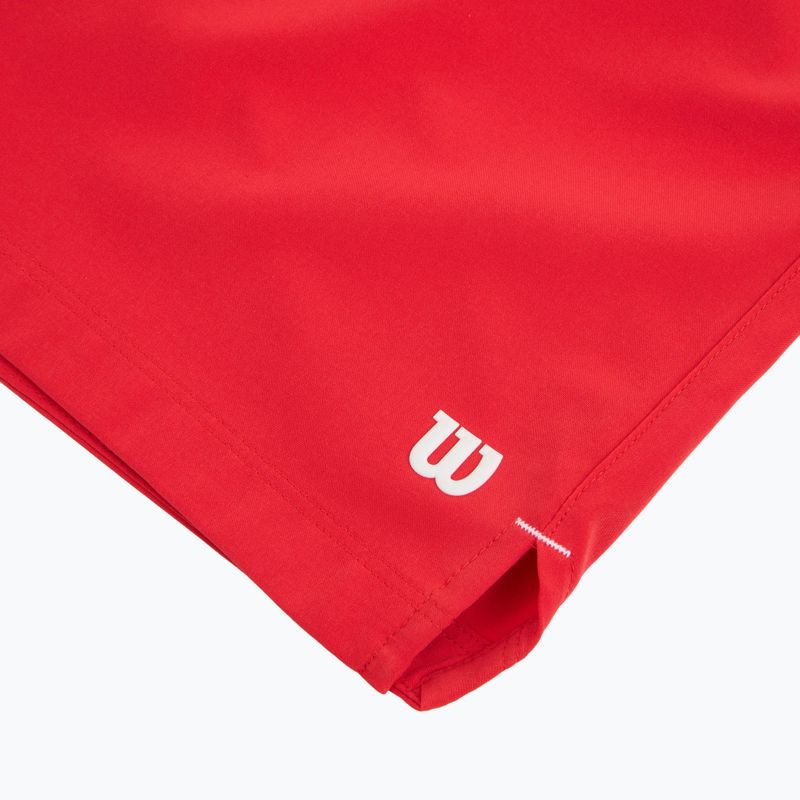 Spodenki tenisowe dziecięce Wilson Team 5” Jr infrared 4