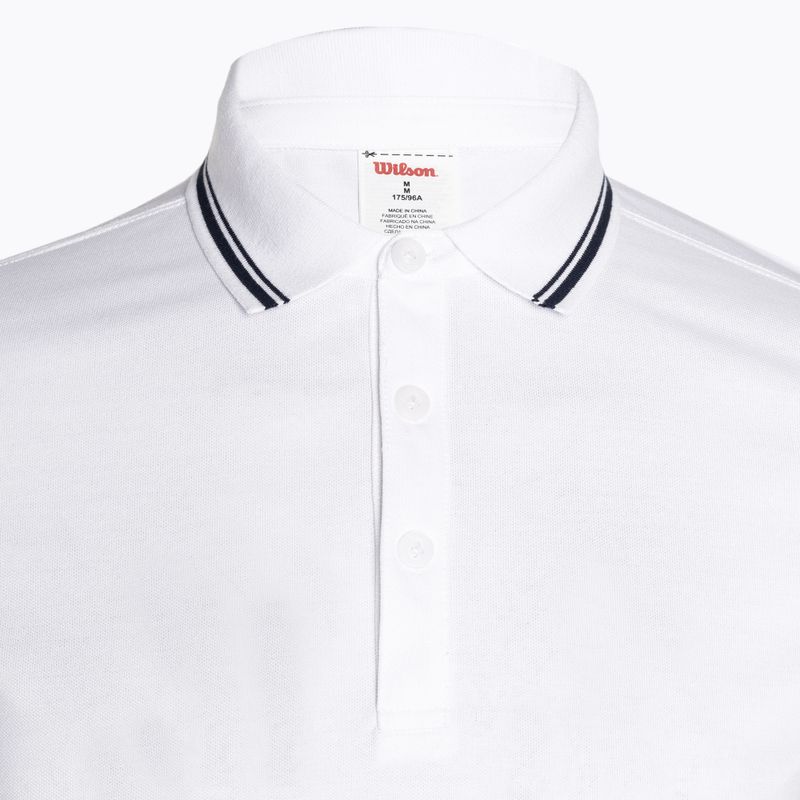 Koszulka męska Wilson Team Pique Polo bright white 3