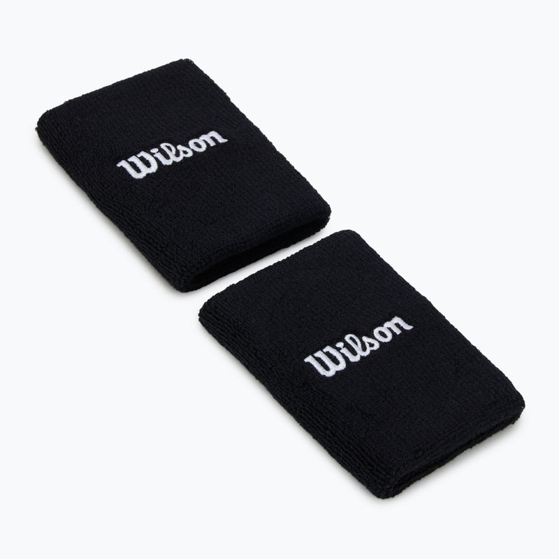 Frotki na nadgarstek Wilson Wide Terry Wristband 2 szt. black
