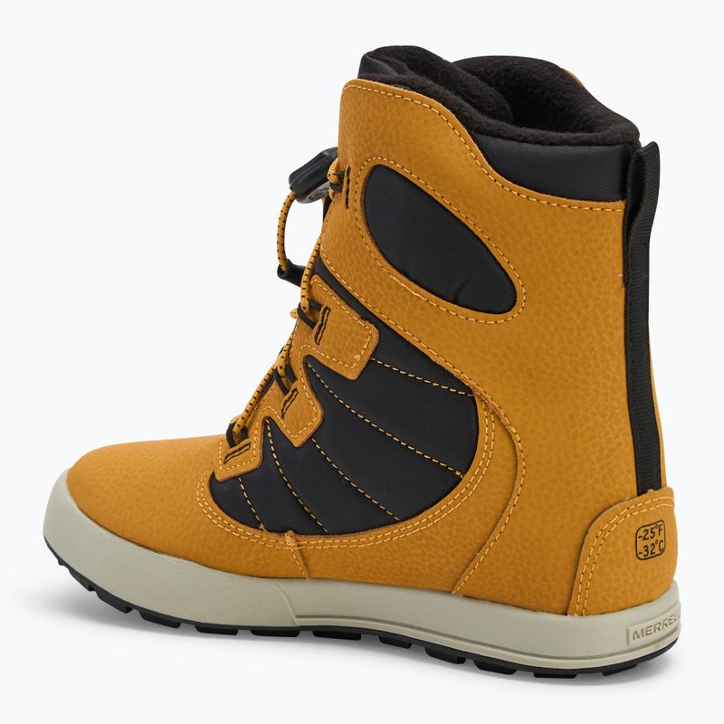 Śniegowce dziecięce Merrell Snow Bank 4.0 Wtrpf wheat 3