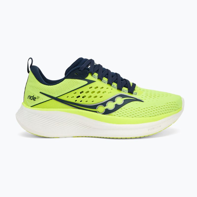 Buty do biegania męskie Saucony Ride 17 citron/ navy 2