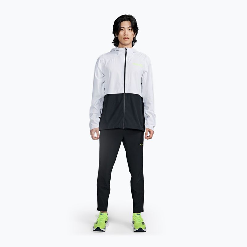 Kurtka do biegania męska Saucony Elite Runshield black/white 2
