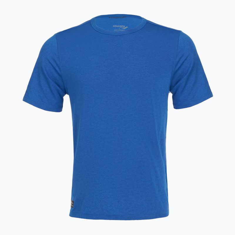 Koszulka do biegania męska Saucony Stopwatch SS skydiver heather