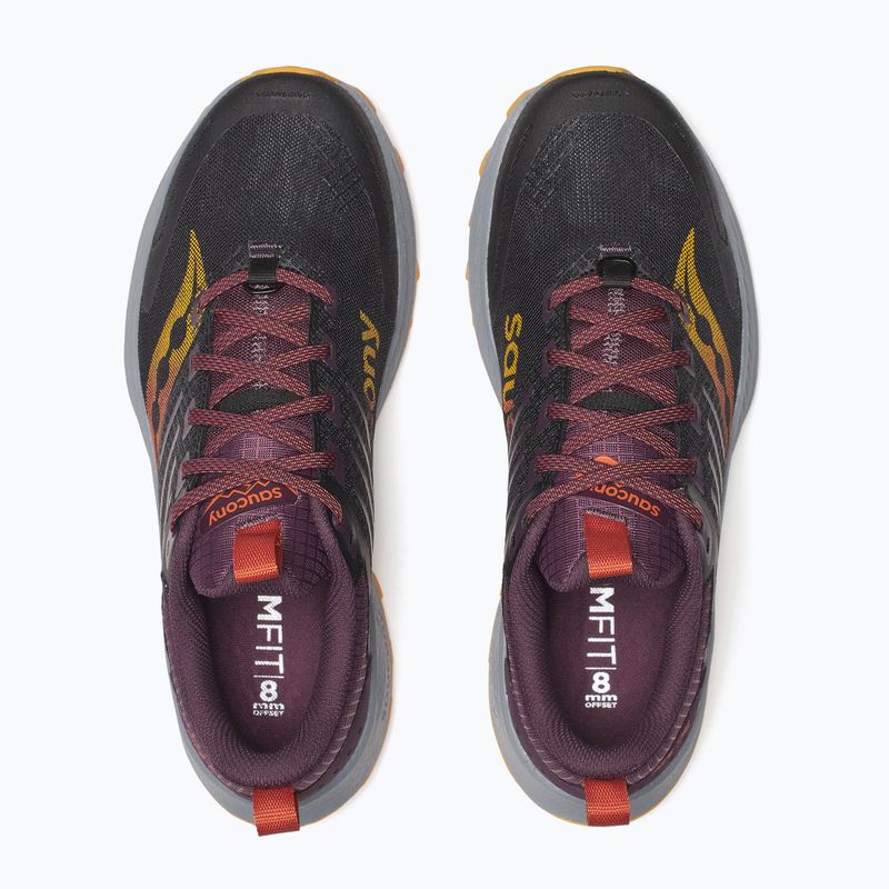 Buty do biegania męskie Saucony Ride Trail 2 black/autumn 12