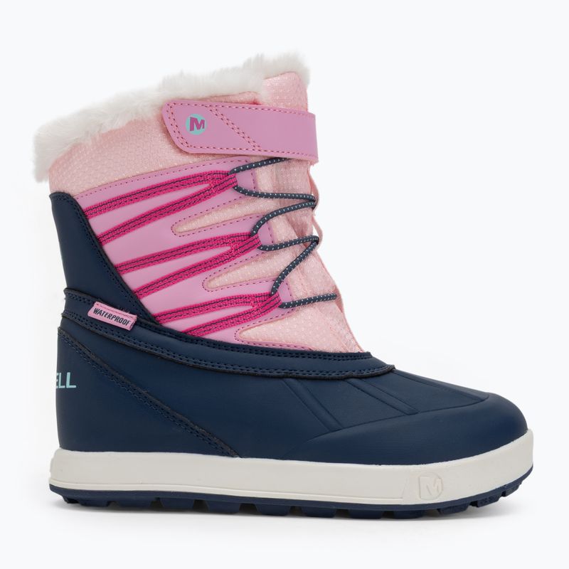 Śniegowce dziecięce Merrell Snow Bank 5.0 WP navy/pink 2