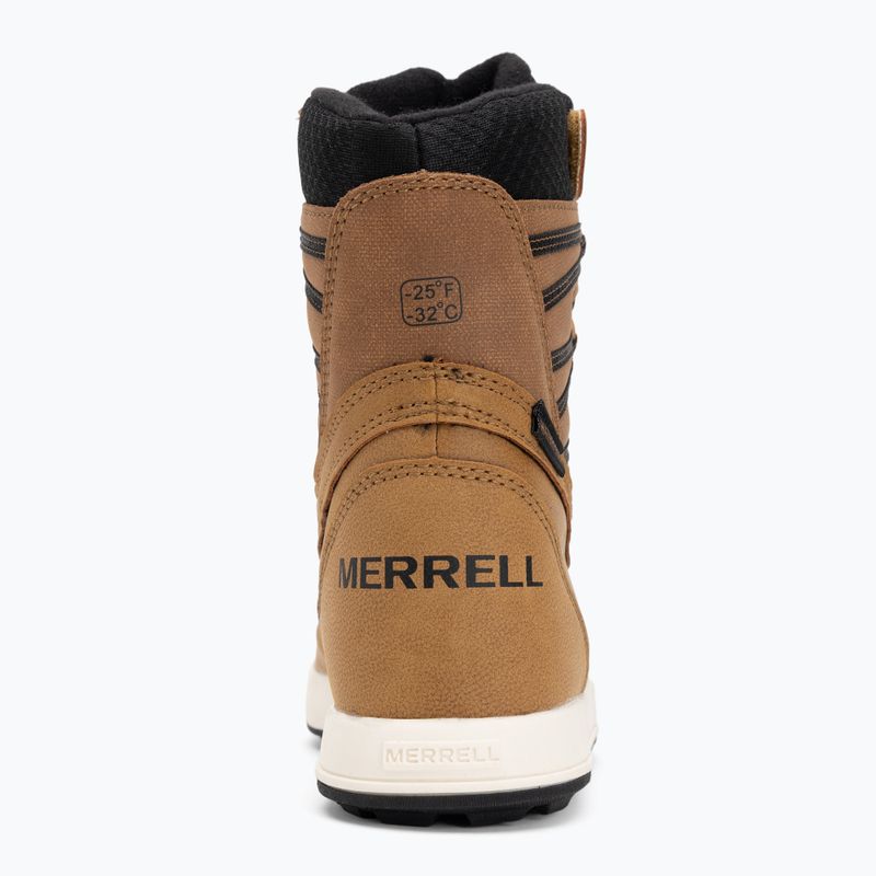 Śniegowce dziecięce Merrell Snow Bank 5.0 WP wheat/black 6