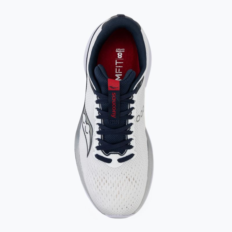 Buty do biegania męskie Saucony Endorphin Trainer white/navy 5