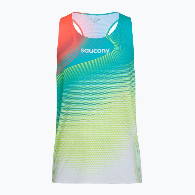 Koszulka do biegania męska Saucony Endorphin Singlet elite 26 2
