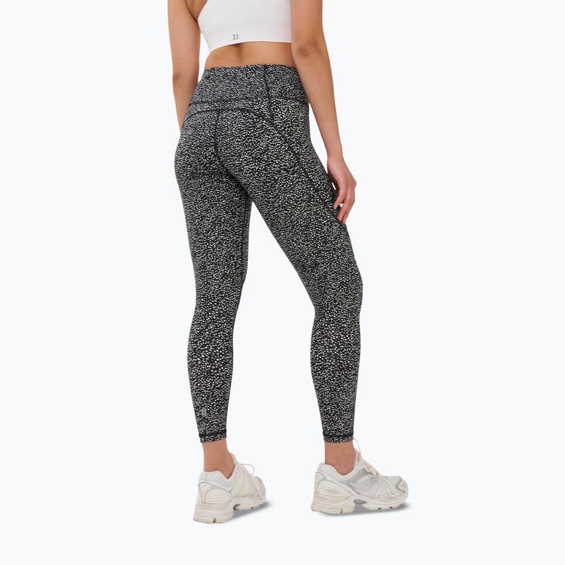 Legginsy treningowe damskie Sweaty Betty Power Workout 7/8 black micro dot print 3