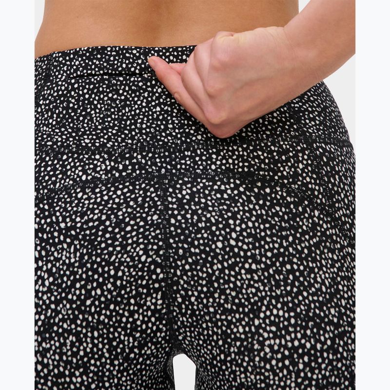 Legginsy treningowe damskie Sweaty Betty Power Workout 7/8 black micro dot print 5