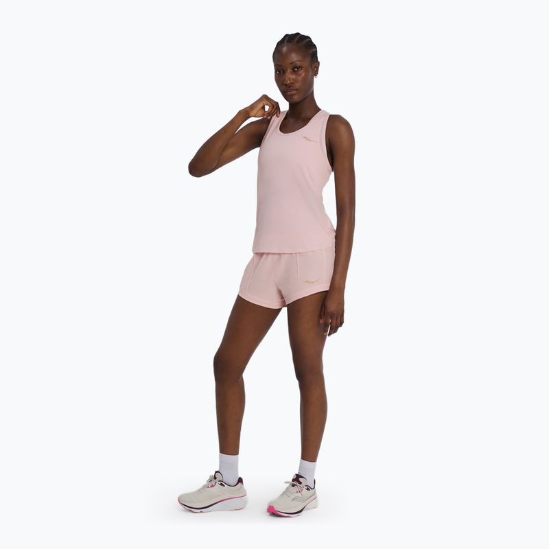 Koszulka do biegania damska Saucony Stopwatch Singlet silk heather 2