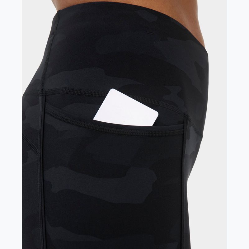 Legginsy treningowe damskie Sweaty Betty Power Piping Workout 7/8 ultra black camo print 8