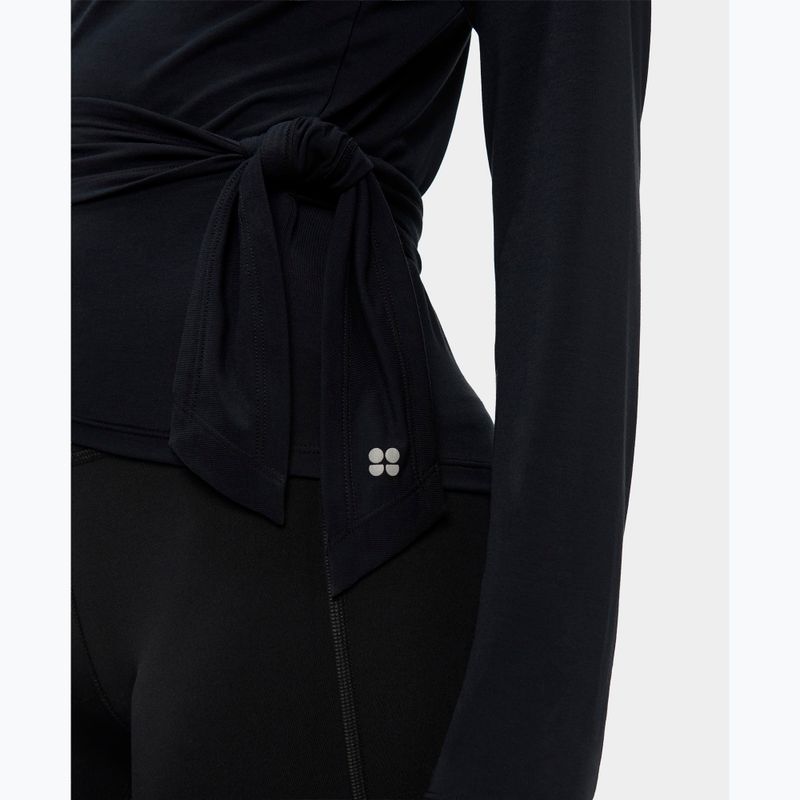 Longsleeve damski Sweaty Betty Soft Flow Studio Wear Your Way black 7