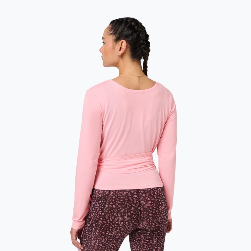 Longsleeve damski Sweaty Betty Soft Flow Studio Wear Your Way deco pink 3
