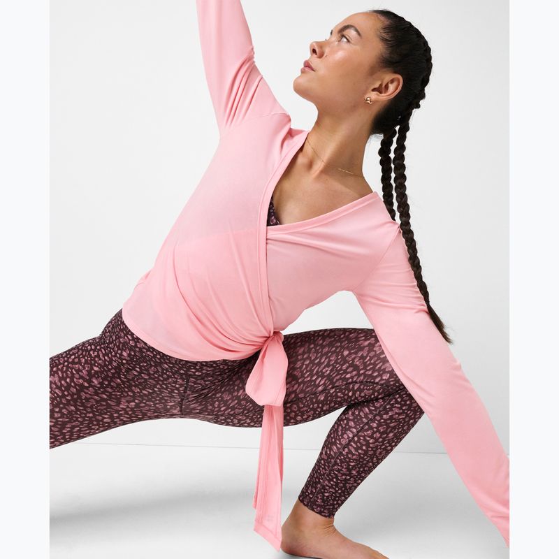 Longsleeve damski Sweaty Betty Soft Flow Studio Wear Your Way deco pink 6