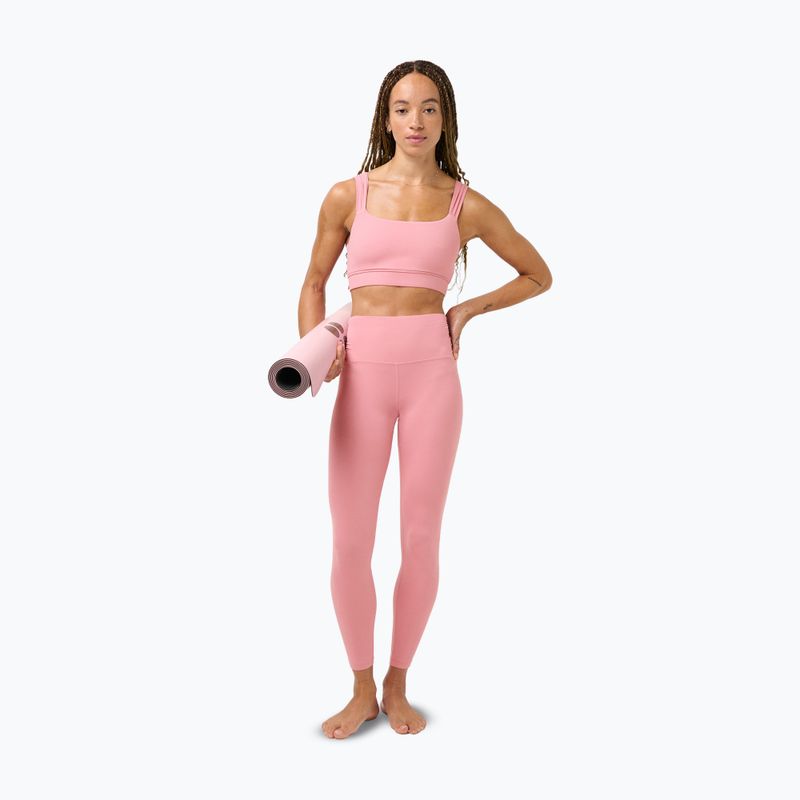 Biustonosz treningowy Sweaty Betty Ultimate Studio Ruched dark deco pink 2