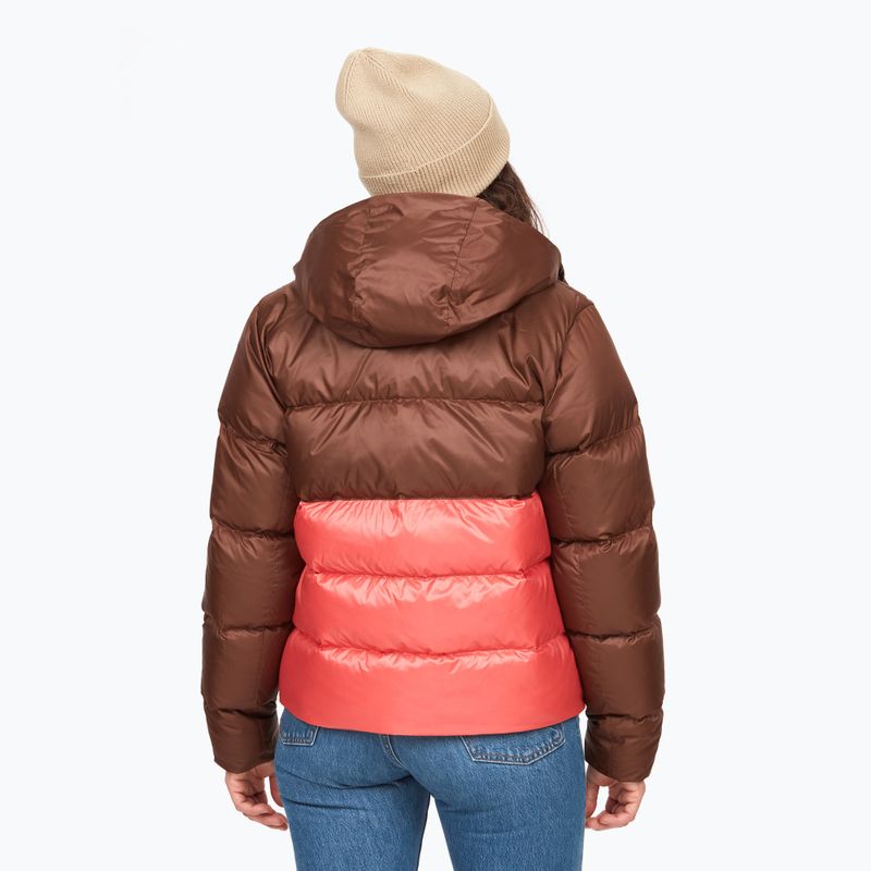 Kurtka puchowa damska Marmot Guides Down Hoody pinecone/grapefruit 2