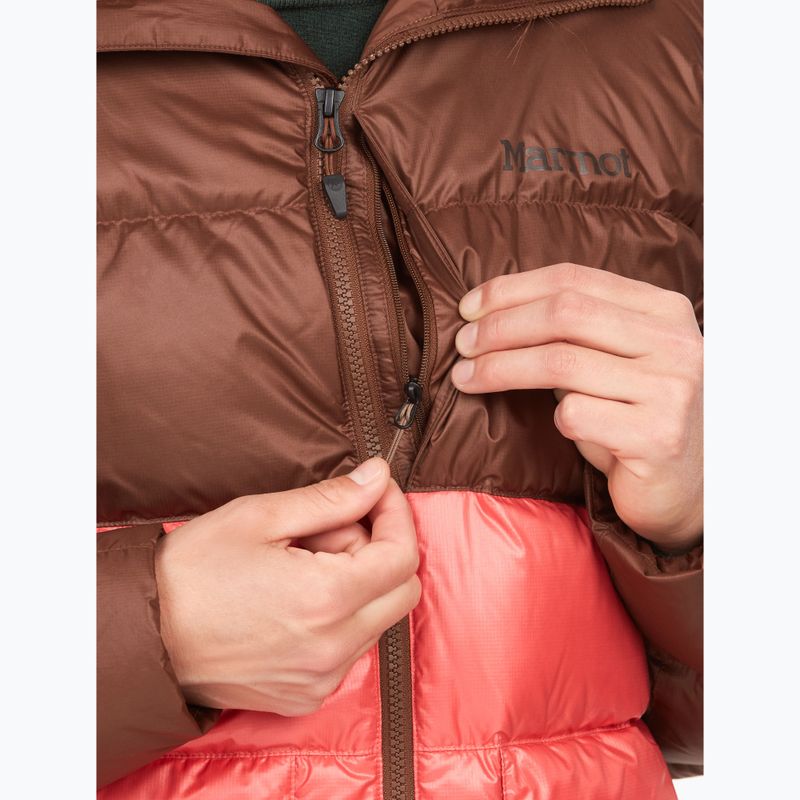 Kurtka puchowa damska Marmot Guides Down Hoody pinecone/grapefruit 5