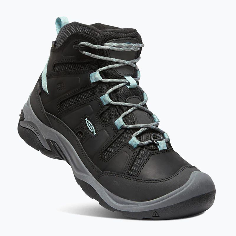 Buty turystyczne damskie KEEN Circadia Mid Polar black/cloud blue 8