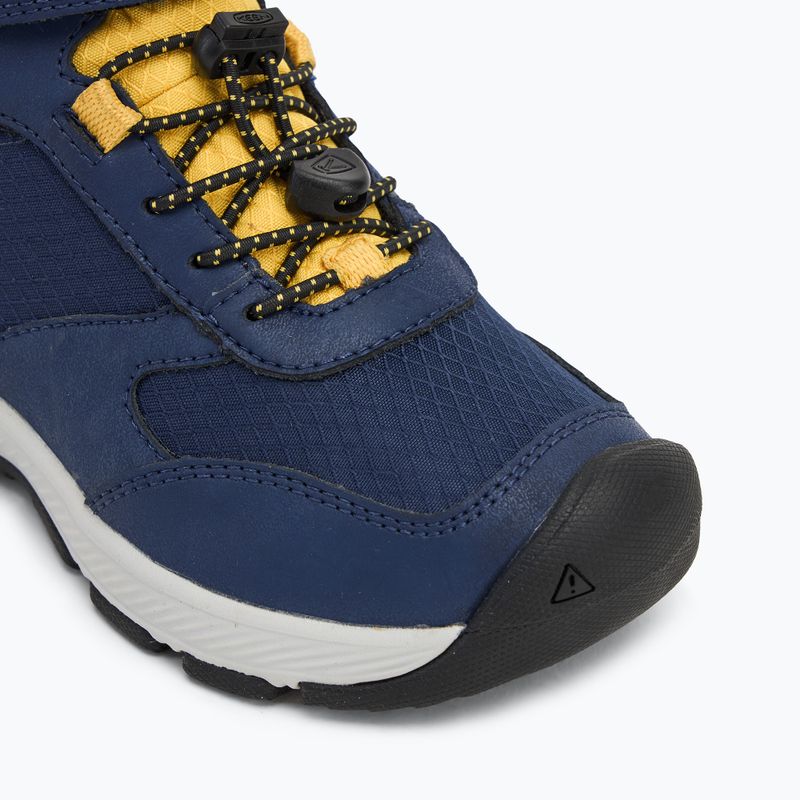 Buty dziecięce KEEN Skua Mid WP naval academy/yolk yellow 7