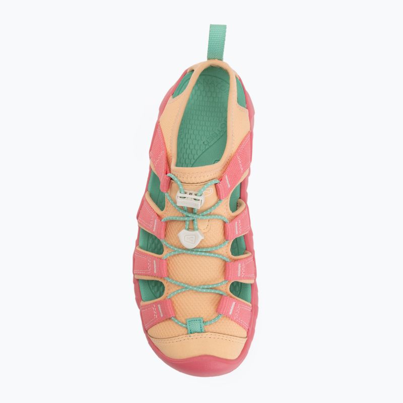 Sandały dziecięce KEEN Hyperport H2 pink lemonade/peach fuzz 5