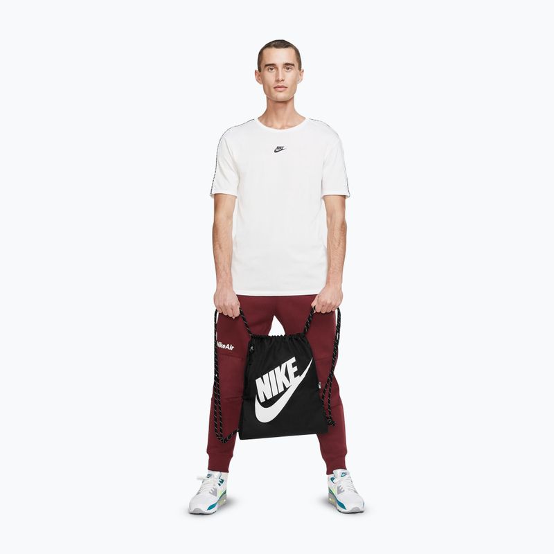 Worek Nike Heritage 13 l black/white 12