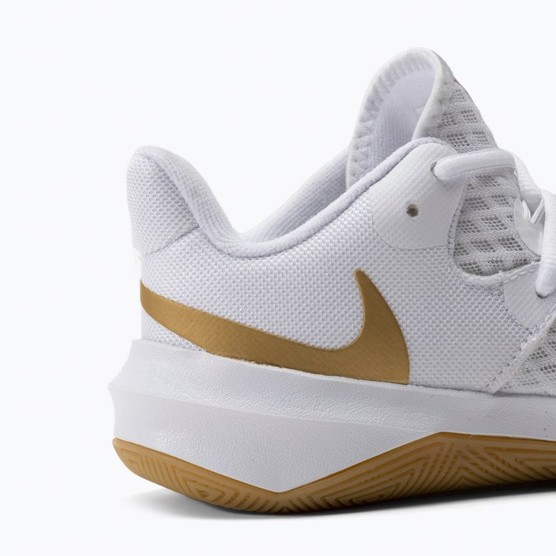 Buty do siatkówki Nike Zoom Hyperspeed Court SE white/gold 8
