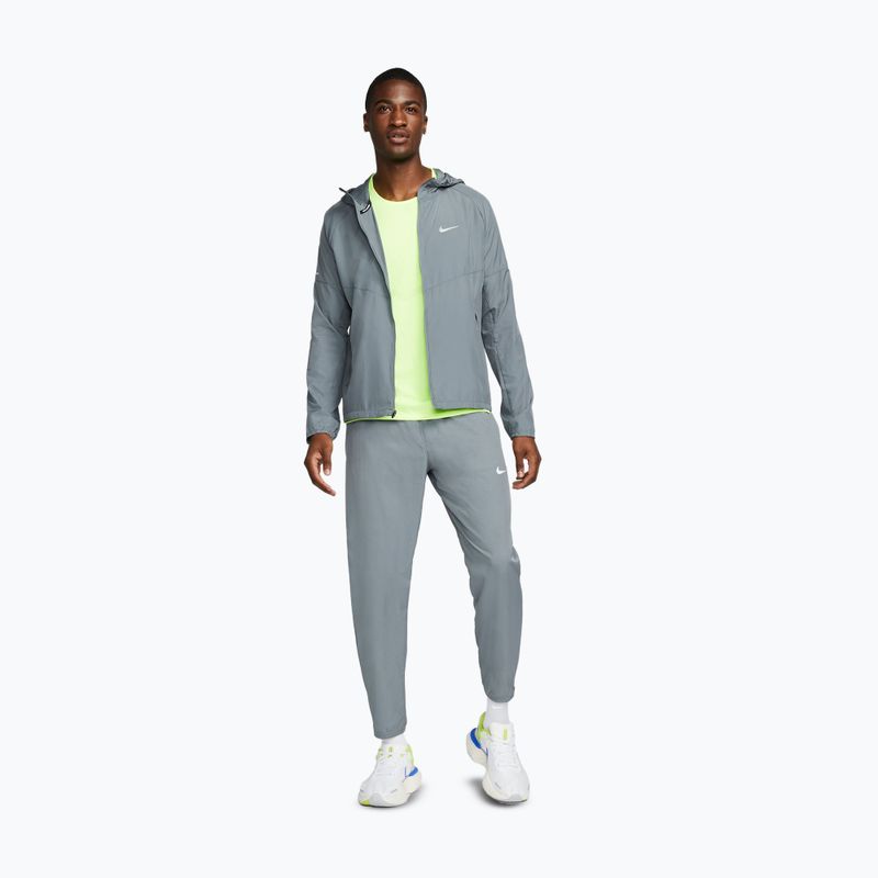 Kurtka do biegania męska Nike Repel Miler smoke grey/smoke grey 2