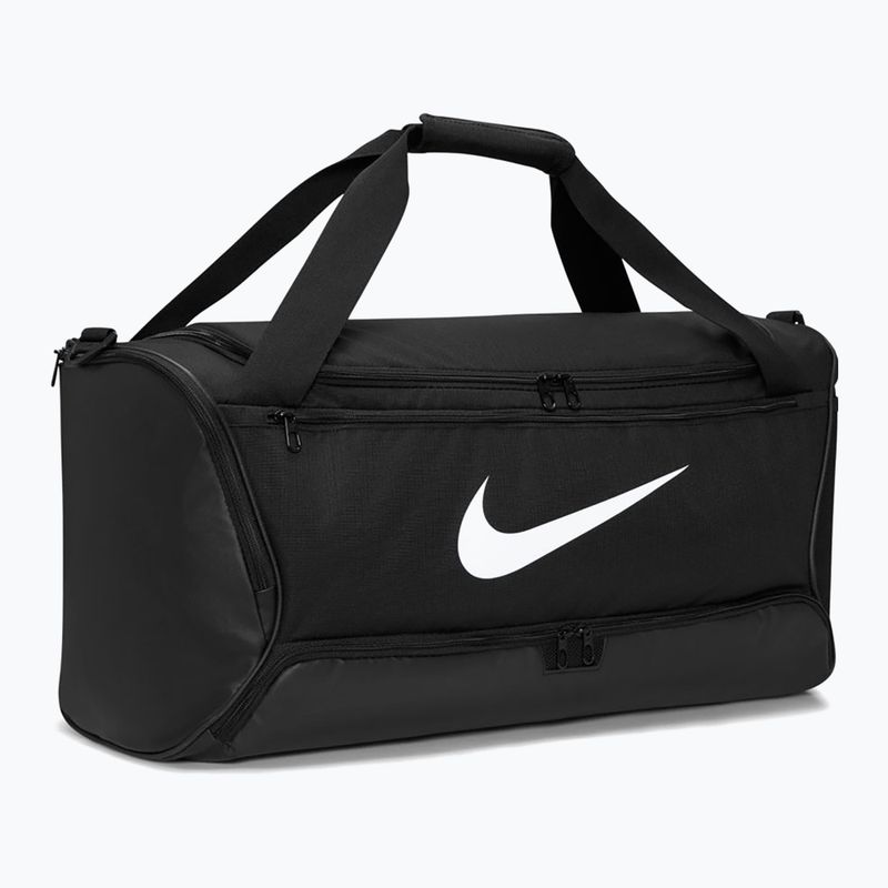 Torba treningowa Nike Brasilia 9.5 60 l black/black/white 9