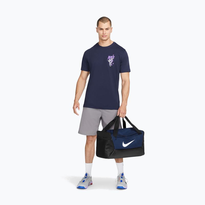 Torba treningowa Nike Brasilia 9.5 41 l navy/black/white 9