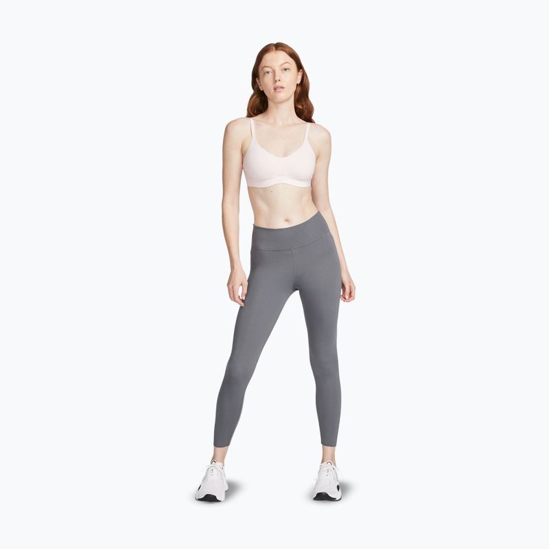 Biustonosz treningowy Nike Alate Minimalist Light-Support light soft pink/stone mauve/pink oxford 2