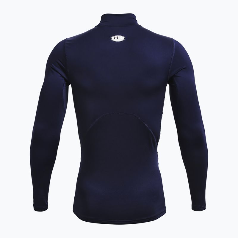 Longsleeve treningowy męski Under Armour Comp Mock UA Armour midnight navy/white 2