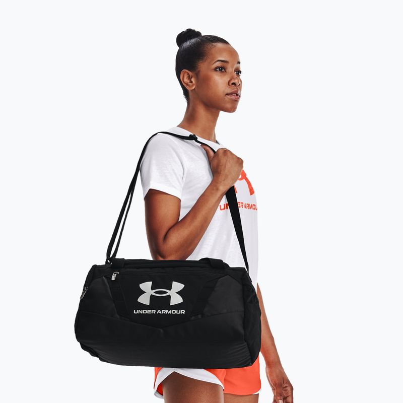 Torba Under Armour Undeniable 5.0 Duffle XS 23 l black/black/metallic silver 3