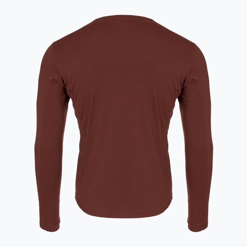 Longsleeve do biegania męski Brooks Atmosphere run raisin 2