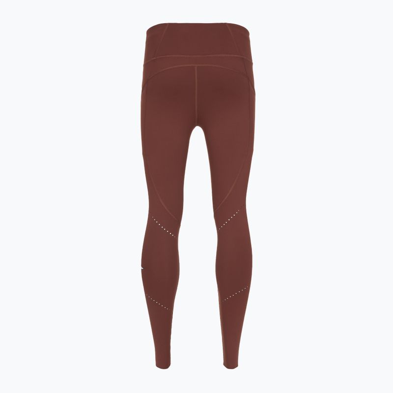 Legginsy do biegania damskie Brooks Method 7/8 Tight run raisin 2