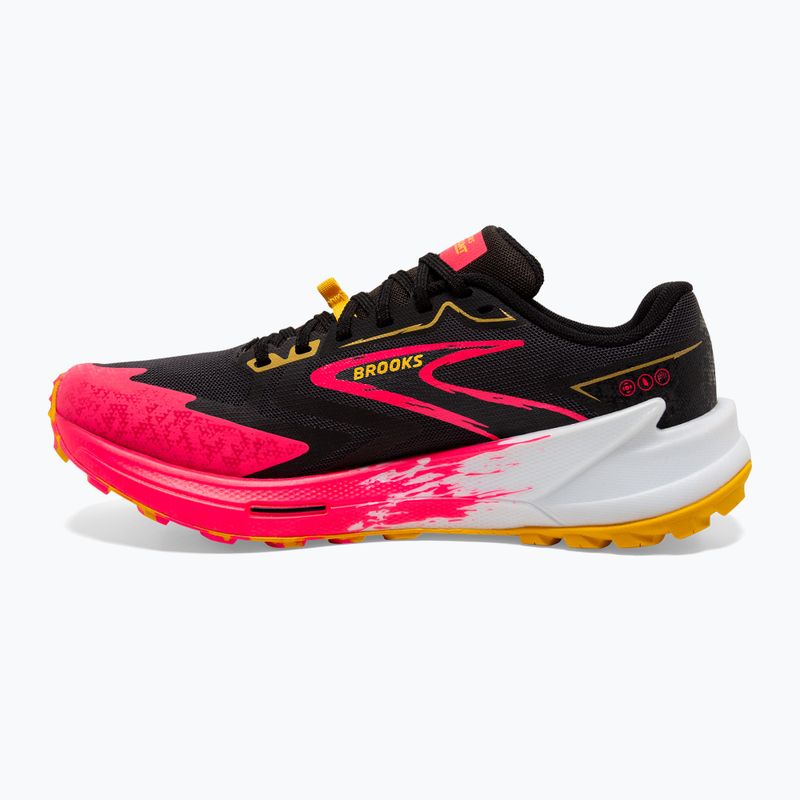 Buty do biegania damskie Brooks Catamount 3 black/diva pink/lemon chrome 9