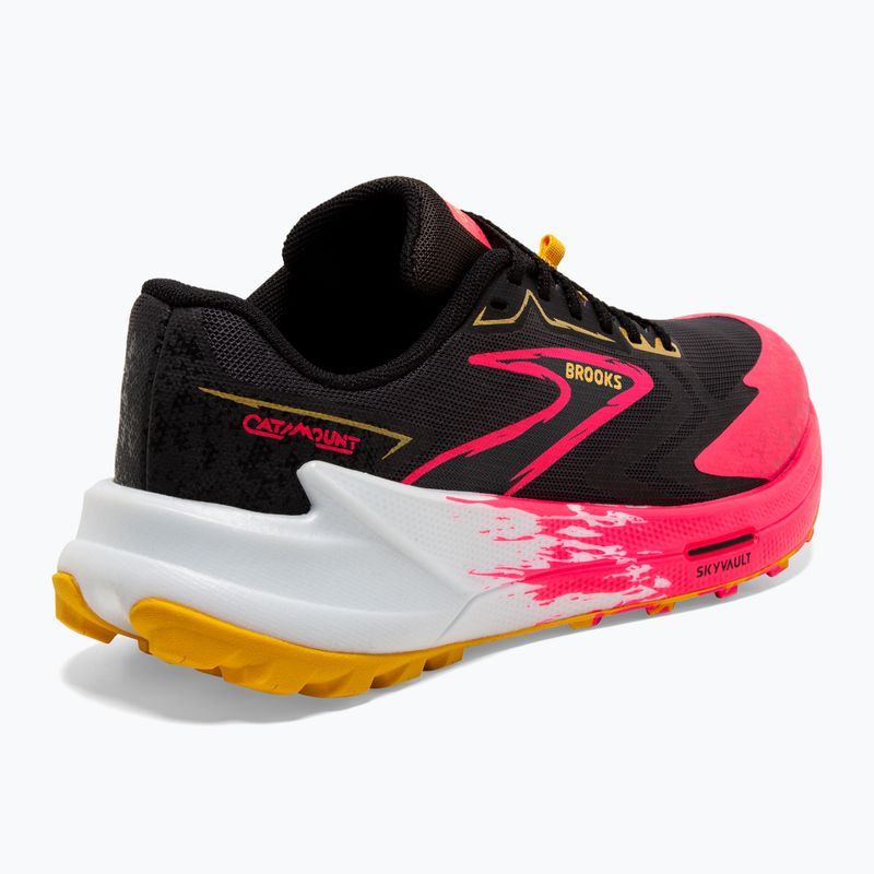 Buty do biegania damskie Brooks Catamount 3 black/diva pink/lemon chrome 10