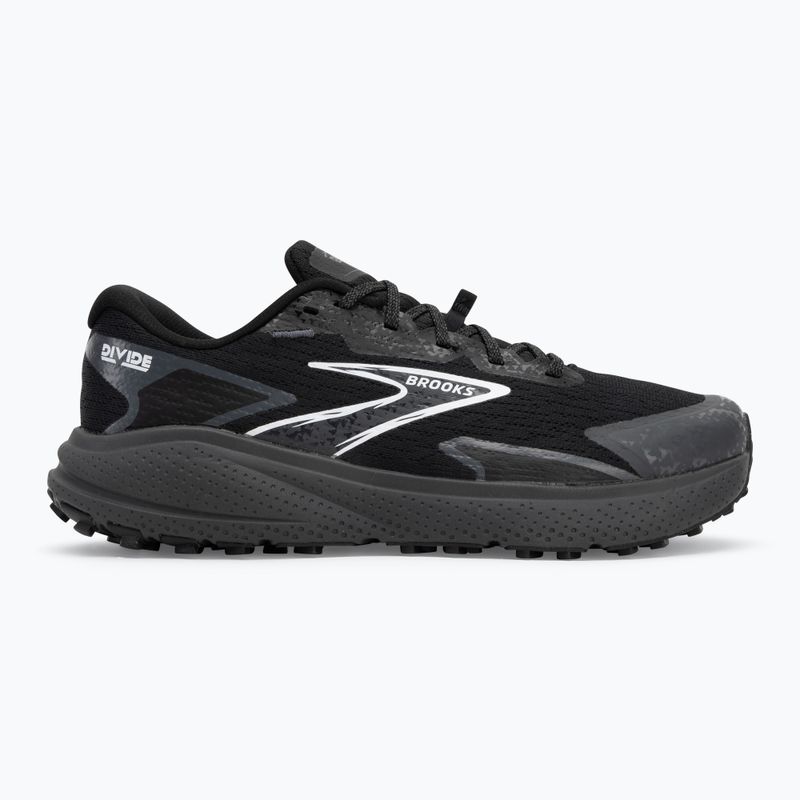 Buty do biegania męskie Brooks Divide 5 black/ebony/white 2
