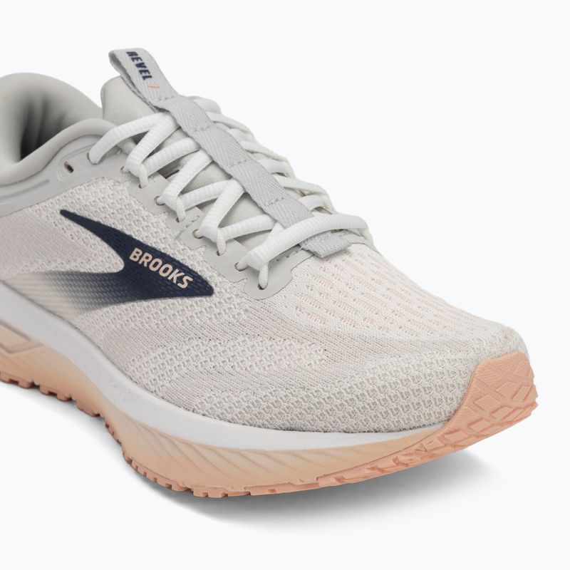 Buty do biegania damskie Brooks Revel 7 oyster/white/tropical peach 7